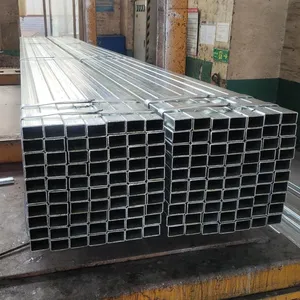 30x50 150x150 Hollow Section Square Tube Galvanized Steel Rectangular Pipe thumbnail-5