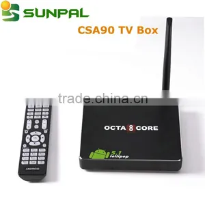 CSA90 CSA91 2GB RAM 16GB EMMC Flash Octa Core Rk3368 Cpu Android l 5.1 Lollipop Smart tv Box Best OTT TV Box thumbnail-2