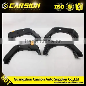 For Jeep JK Wrangler 2/4 Door Textured Black 4pcs Front and Rear Pocket Fender Flares thumbnail-1