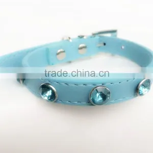 Professional Factory Wholesale Multiple Color pu Leather Dog Collars thumbnail-4
