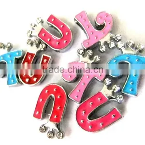 DIY 8 mm Crown Rhinestone Slide Letters for 8MM Strap .color Changeable thumbnail-1