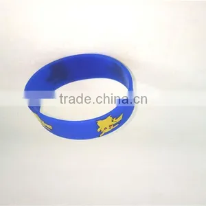 Brand New Blue Waterproof Wirstband Cartoon Silicone Bracelet Circle thumbnail-3