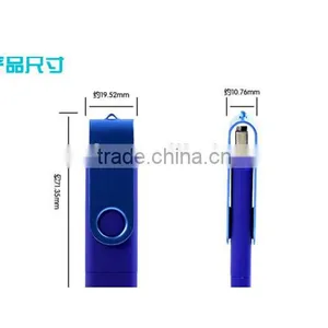 High Quality Gurantee Swivel OTG USB Memory Stick Usb Flash Drives 128gb Otg Usb Flash Drive thumbnail-1