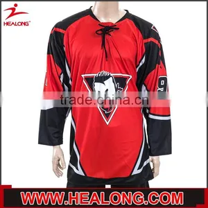 Custom Sublimated Polyester Ice Hockey Shirts Sportswear Manufacturer thumbnail-1