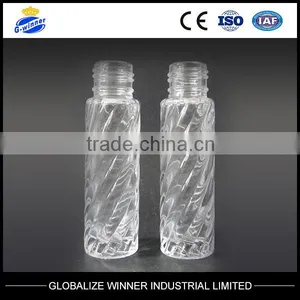 Sprial Clear Roll on Bottle With Aluminum Cap With Ball thumbnail-1