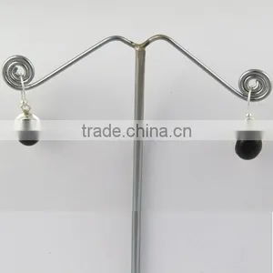 Stylish !! Black Onyx Silver Earring, Wholesale Silver Jewelry, Gemstone Silver Jewelry thumbnail-5