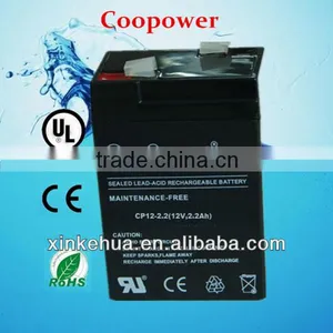 SLA AGM Lead Acid Battery 12v2.2ah Coopower Brand thumbnail-1