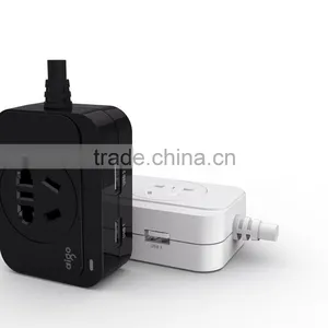 USB Plug PB016 -with 2 Holes 2500W Rated Power , AC Socket thumbnail-1