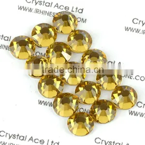 China Non Hot Fix Strass Topaz Colour Non Hotfix Pedreria Non Hotfix Diamond With Flatback thumbnail-1