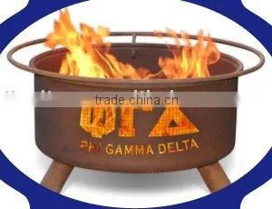 Phi Gamma Delta Steel Fireplace Mantel thumbnail-1