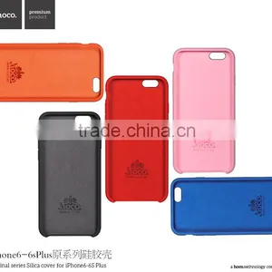 HOCO Original Series Soft Silicone Case for IPhone 6s Anti Shock TPU Full Rubber Back Cover for IPhone 6 4.7 MT-5747 thumbnail-2