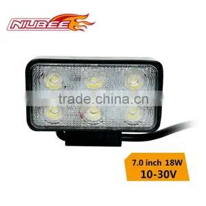 18w 10-30v DC Led Work Lights for Truck Motorcycle Driving thumbnail-1