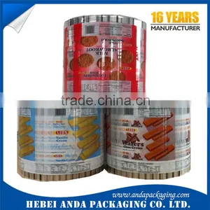 Colorful Candy Wrapper Snack Food Packaging Plastic Roll Film /snack Biscuit Laminated Packing Printing Supplier's Choice thumbnail-5