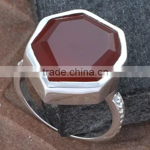 Onyx Ring,faceted Jewelry Ring, Women Ring Jewelry thumbnail-1