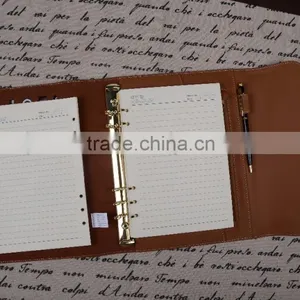 Wholesale High Quality Multifunction Business Custom Leather Trifold Power Bank Notebook thumbnail-6