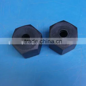 Wholesale Small Plastic Injection Molding Nylon Hexagonal Nut PA66 Parts thumbnail-3