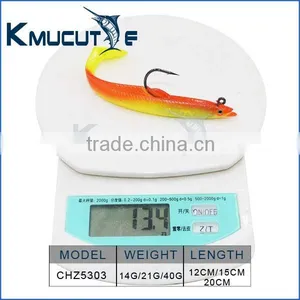 Eel Sea Fishing Lures 120mm/150mm/200mm Cod/Pollock/Bass/Mackerel thumbnail-3
