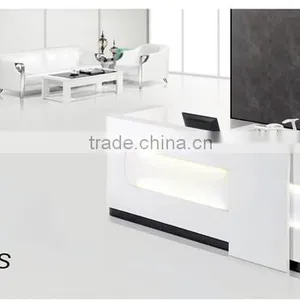 Modern Design LED Light Reception Desk thumbnail-1