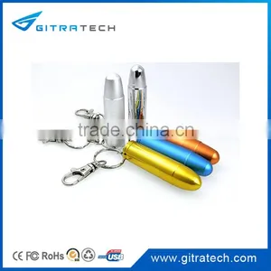 2016 Promo Gift USB 2.0 Gold Metal Bullet Flash Memory Storage Stick Pen Drive U Disk 8GB Quality Choice thumbnail-5