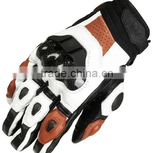 Classic Protector Leather Made Motorcycle Motorbike Gloves thumbnail-1