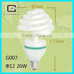 High Quality CFL LAMP FULL SPIRAL LAMP 8000H CE 28w Umbrella-type Energy Saving Lamps thumbnail-1