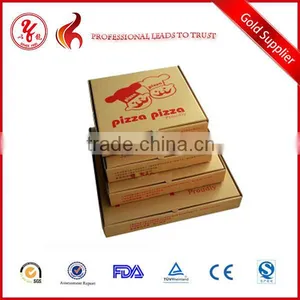 Square Cardboard Pizza Carton Craft Paper Box Paper Meal Box Quality Choice thumbnail-1