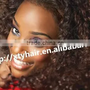 China Wholesale Website 100% Indian Remy Human Hair Short Hair Wig Curly Virgin Hair Chocolate Color Lace Front Wig thumbnail-1