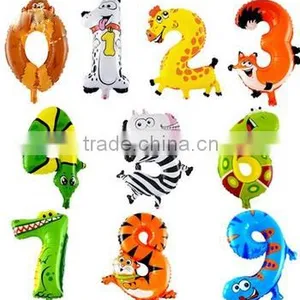 Wholesale Number Foil Balloon Print Balloon Party Supplies thumbnail-2