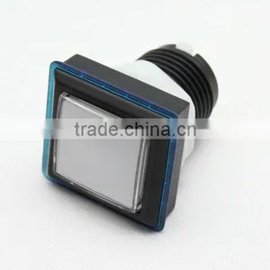 33mm Square LED Push Button Switch Arcade Game Machine Push Button thumbnail-1