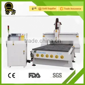 QL-M25 Working Area 600*900mm Automatic Tool Changing CE Wood Cnc 4 Axis Router thumbnail-4