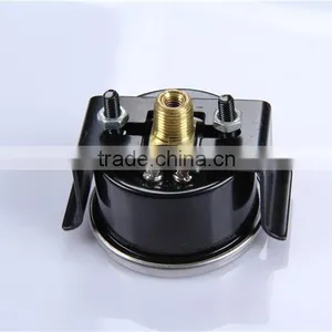 China 304ss Or Black Iron Shell Whit A Bracket Support Pressure Gauge thumbnail-3