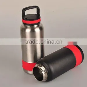 American Thermal Insulated Wide Mouth Stainless Steel Water Bottles thumbnail-2