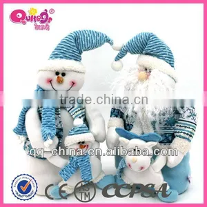 Christmas Snowman Santa Claus Doll thumbnail-1
