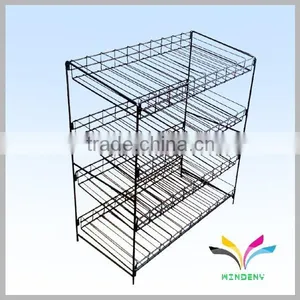 Made in China High Quality Hot Selling Cake Store Shelf Durable Decorative Metal Crystal Wedding Cake Stands for Bakery thumbnail-3