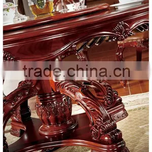 Rubberwood 6 Seaters Dining Tables Sale,cheap French Classic Dining Room Set thumbnail-5