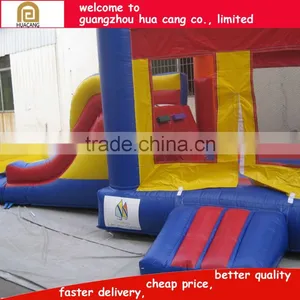 Multicolor Castle Shape Inflatable Bouncer thumbnail-6