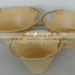 Coiled Bamboo Bowl thumbnail-1