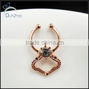 Wholesale Fake Septum Clicker Gold Jewelry thumbnail-1