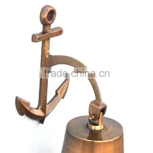Handcrafted Nautical Decor Anchor Hanging Bell NBB 0020 thumbnail-2