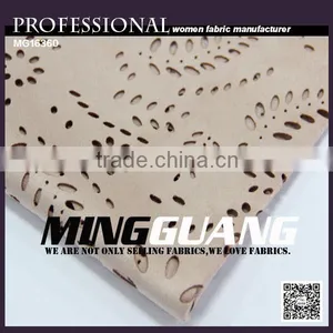 2016 Fashion 95% Poly 5%SP Laser Technics Suede Fabric for Lady Dress thumbnail-2