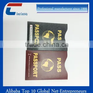 Credit Card and Passport Imformation Protection Customized RFID Blocking Card Sleeve thumbnail-2