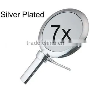 10x Handheld Makeup Mirror, Tabletop Hand Makeup Mirror,Black Makeup Hand Mirror thumbnail-3