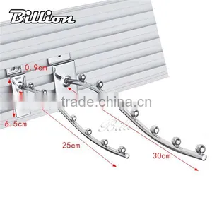 Metal Chrome Clothing Hooks Bead Hook Metal Board Hanging Hooks thumbnail-3