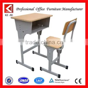 Wooden School Desk Moulded Board School Desk thumbnail-1