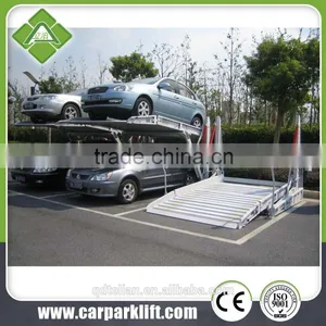 2 Post 2cars Parking Lift System thumbnail-4