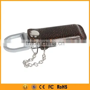 Top-grade Real Capacity Fashion Leather Usb Pen Drive Wholesale thumbnail-3