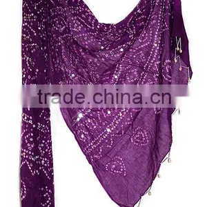 Rajsathani Bandhej Print Chunri / Dupatta / Stole thumbnail-3