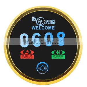 Circle Acrylic Door Plate Electrical Room Number thumbnail-2