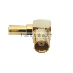 Rihgt Angle MCX Male to MCX Female RF Adapter thumbnail-1
