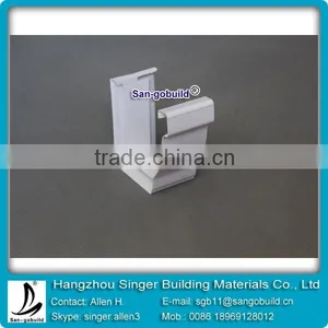 5.2 Inch Pvc Rain Gutter Joiner thumbnail-1